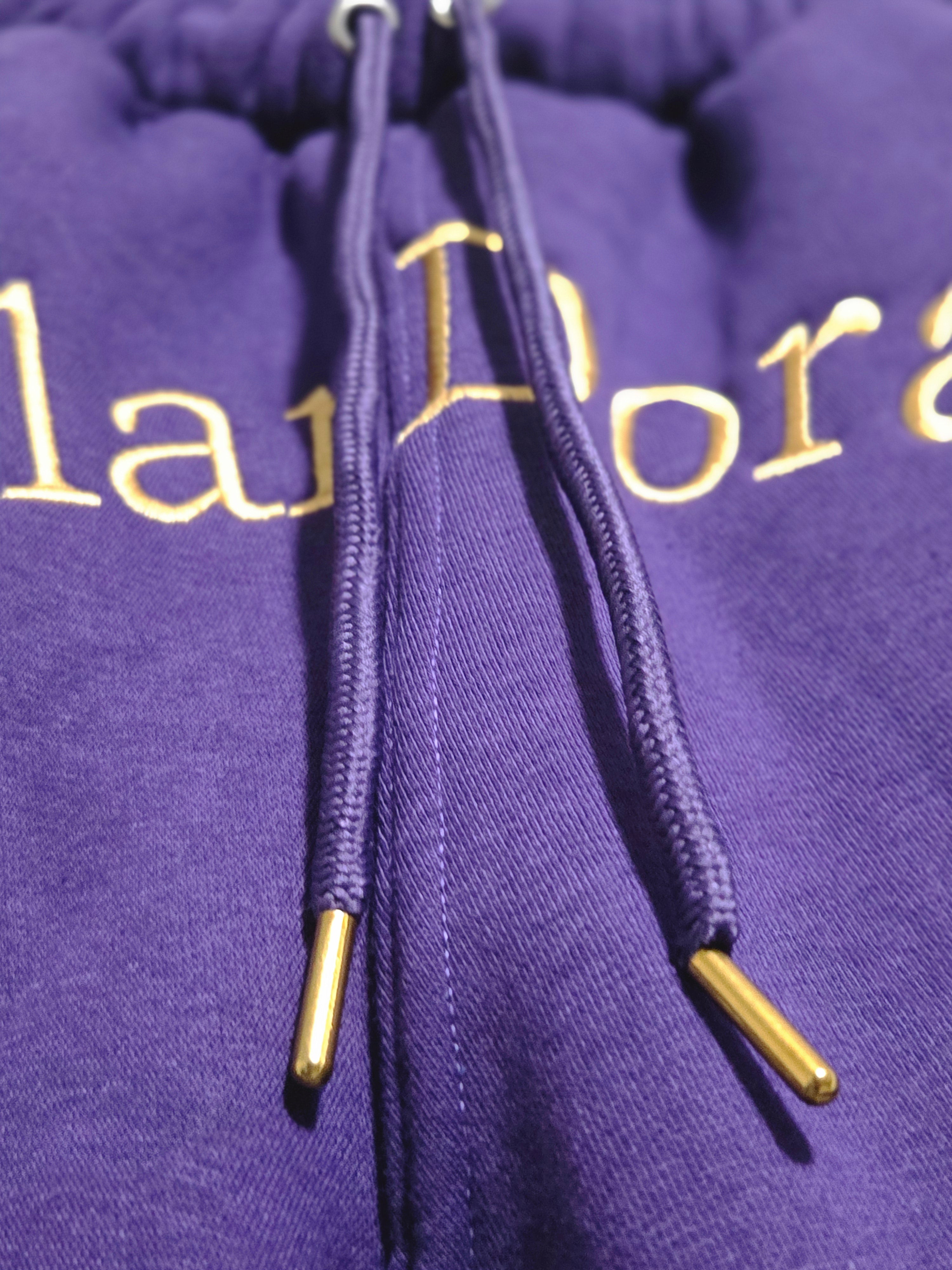 DollarDorado Royal Luxury Plush Shorts - Purple